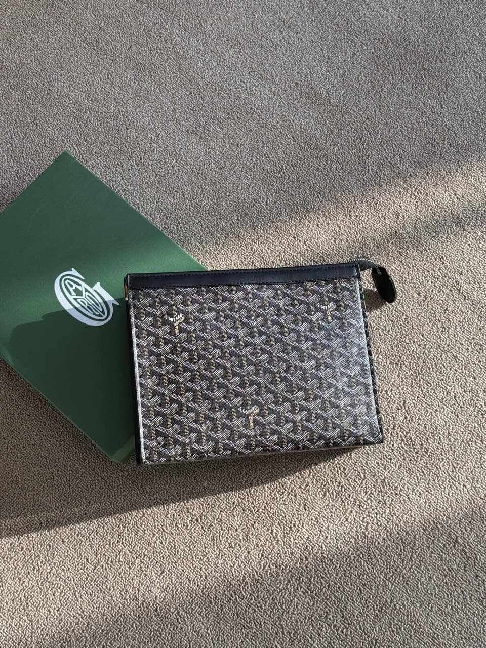 Goyard Conti Pouch '' Grey ''
