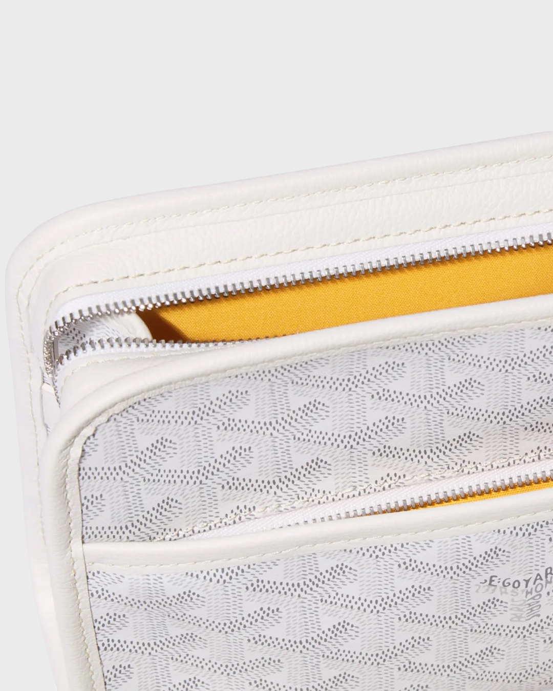 Goyard Jouvence Toiletry Bag '' White''