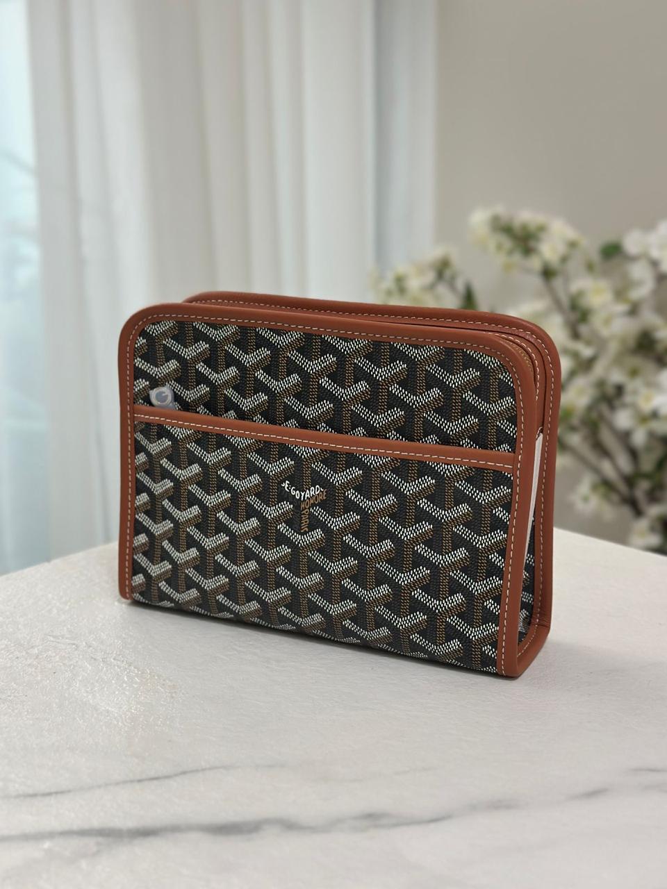Goyard Jouvence Toiletry Bag '' Brown ''