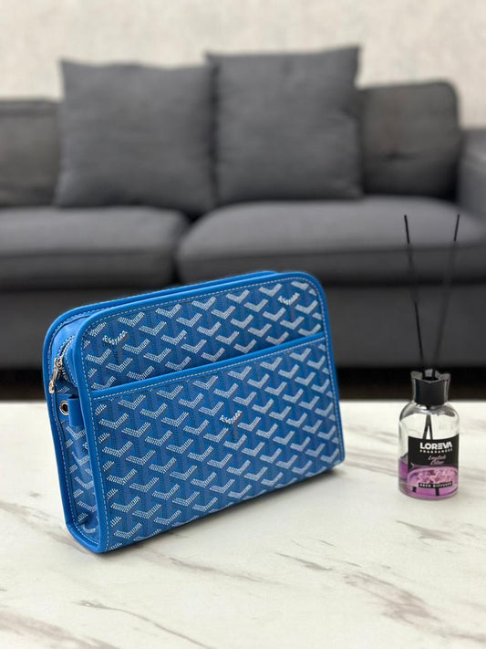 Goyard Jouvence Toiletry Bag '' Blue''